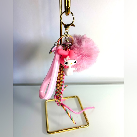 My Melody Miu Miu Style Keyfob | Jane Burkinfy paracord handmade Sanrio HK - Picture 3 of 3